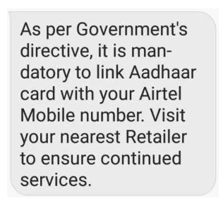 link aadhaar with mobile number online
