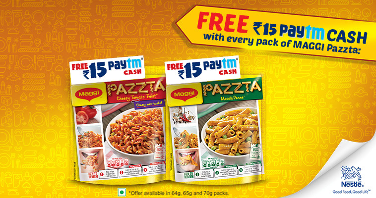 Paytm Maggi Pazzta Offer