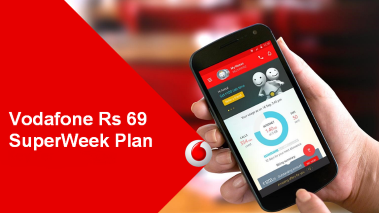Vodafone 69 Plan Details Recharge SuperWeek Activate