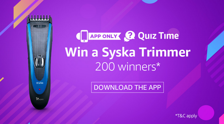 Amazon Syska Quiz Answers Today