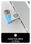 HP 32 GB Pen Drive (Silver)