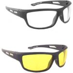 Blue Tuff Night Day Driving Goggles ( Set Of 2 ) Multicolour