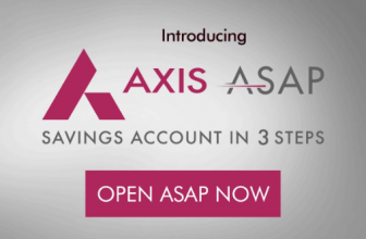 Axis Bank Virtual Debit Card Asap Account Offers Cashback