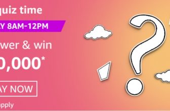 Amazon 6th February Quiz Answers Today | Win Rs 10,000