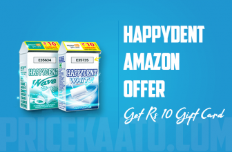 Happydent Amazon Offer | Get FREE Rs 10 Amazon Gift Card