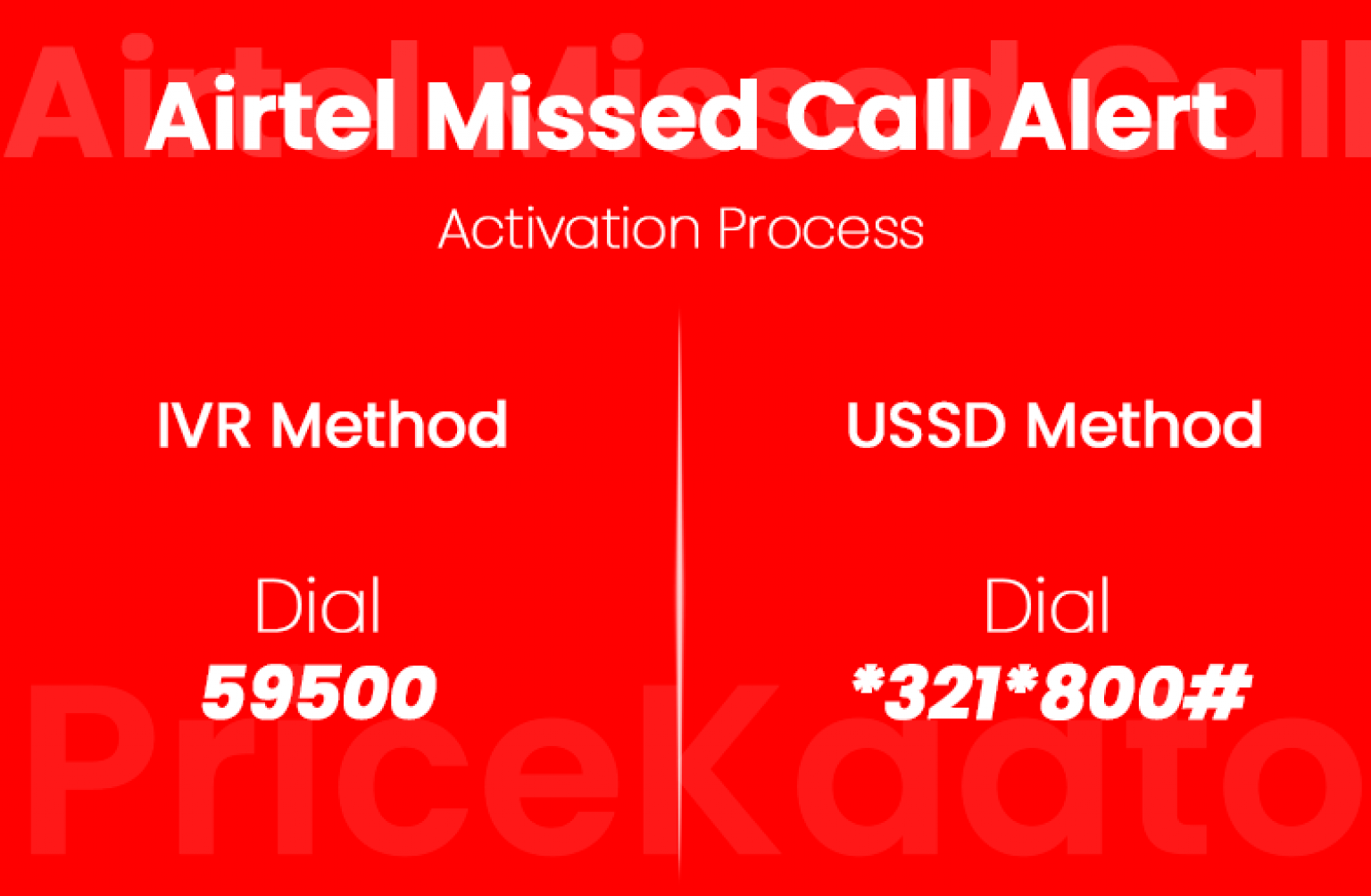 Miss Call Alert Airtel How To Activate For FREE or Deactivate?