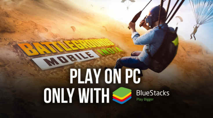 Install Play BGMI On PC Laptop BlueStacks 5 Battlegrounds Mobile India PUBG