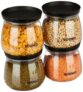 Solimo Plastic Storage Jar and Container Set