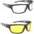 Blue Tuff Night Day Driving Goggles ( Set Of 2 ) Multicolour