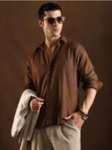 Men Striped Casual Shirt