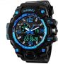 Skmei Blue Multifunctional Waterproof Sports Watch For Men